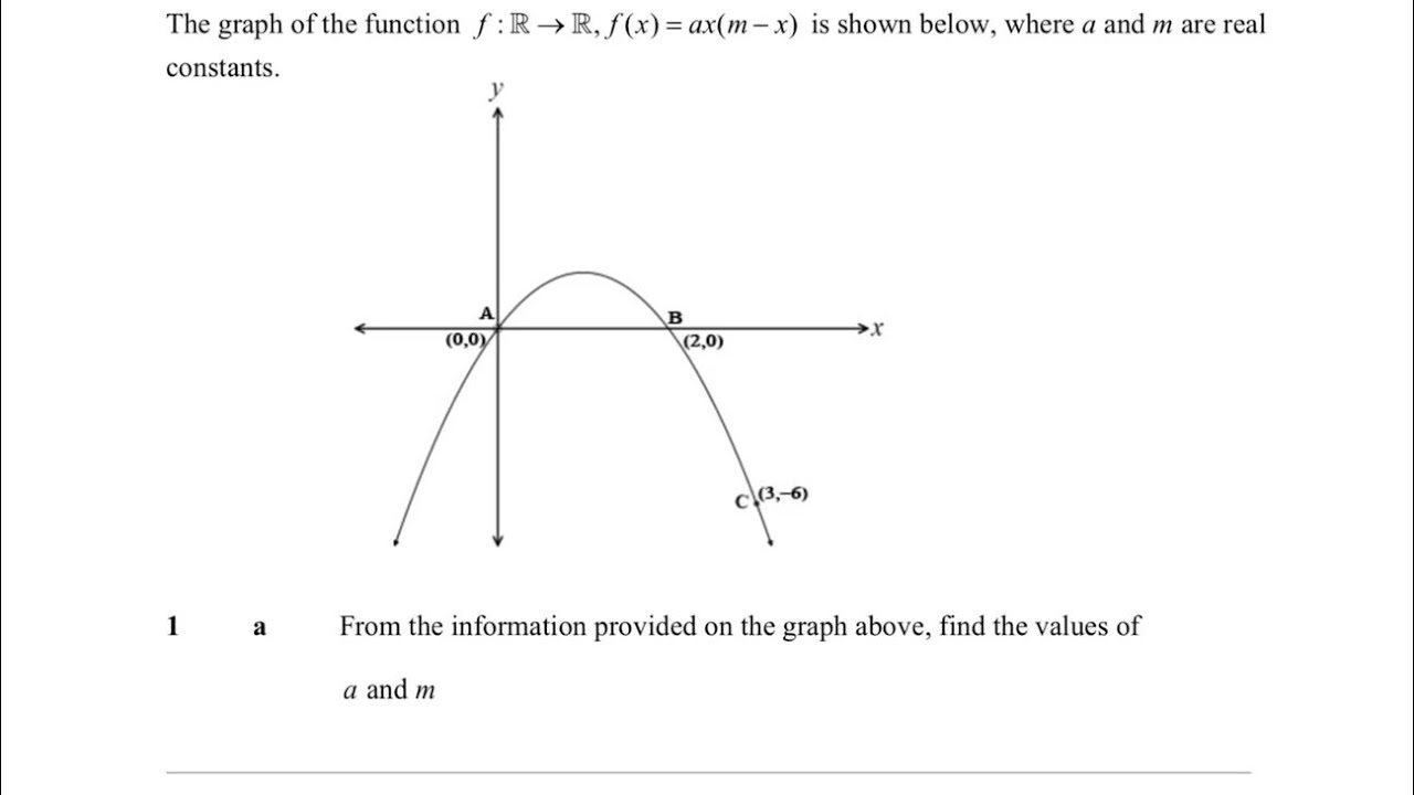 VCE math methods and specialist extended response CAS question section 1
