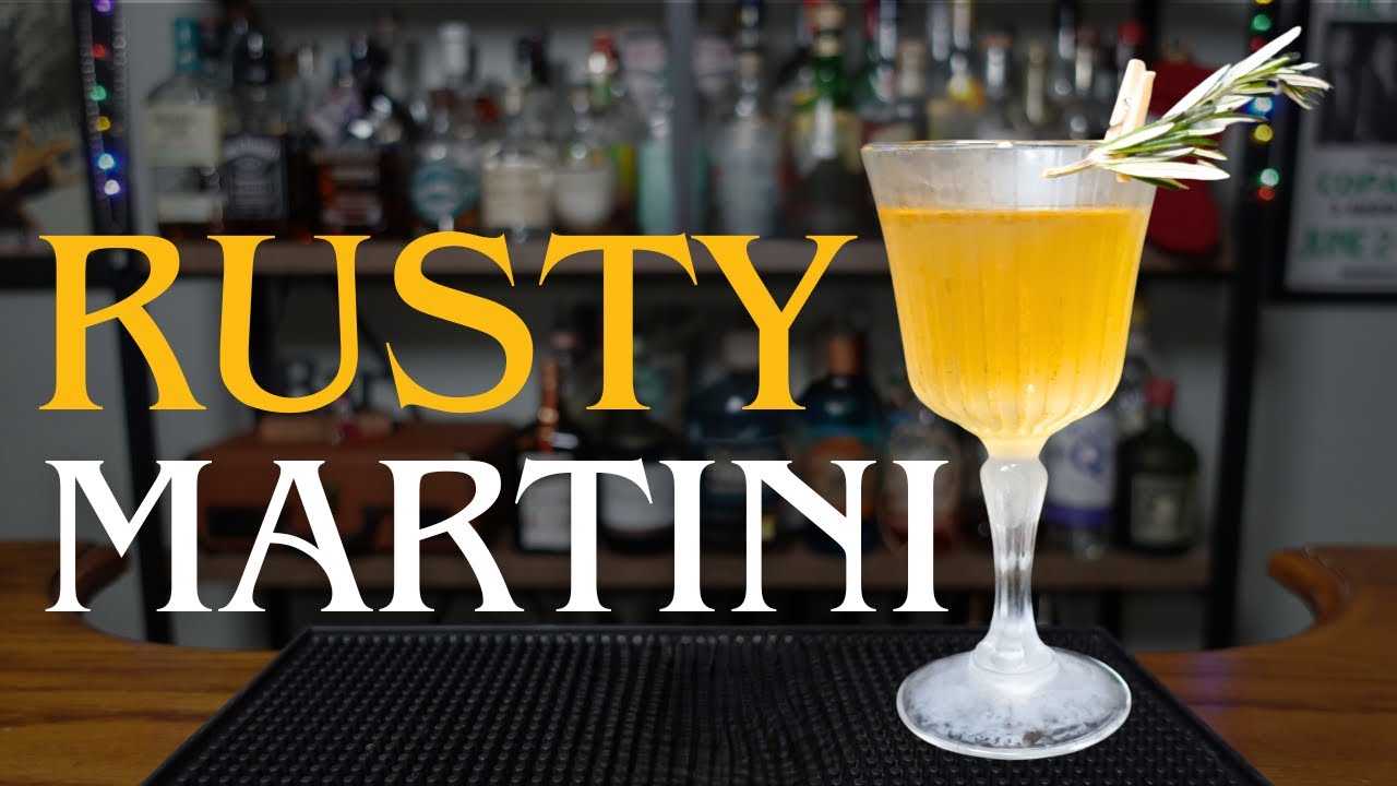 Коктейль Rusty Martini ★ Рождественское посвящение Дину Мартину