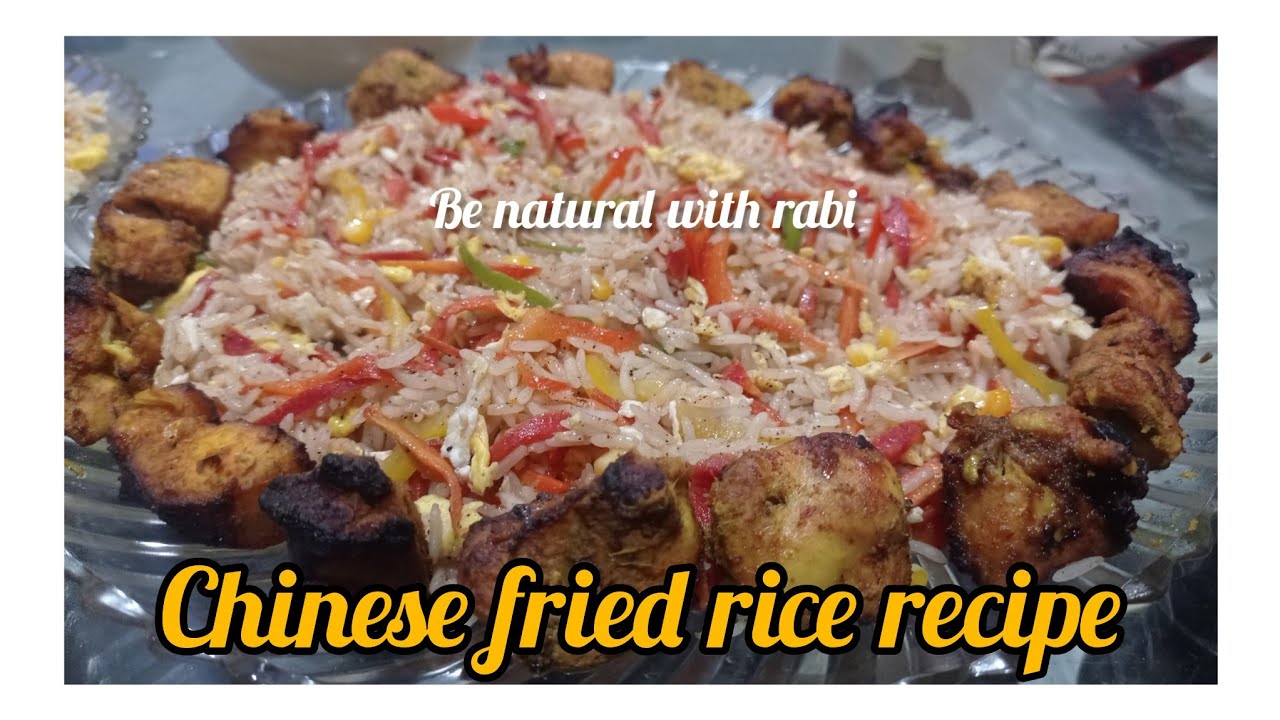 Restaurant style Chinese fried rice/Chinese fried rice made by chef..