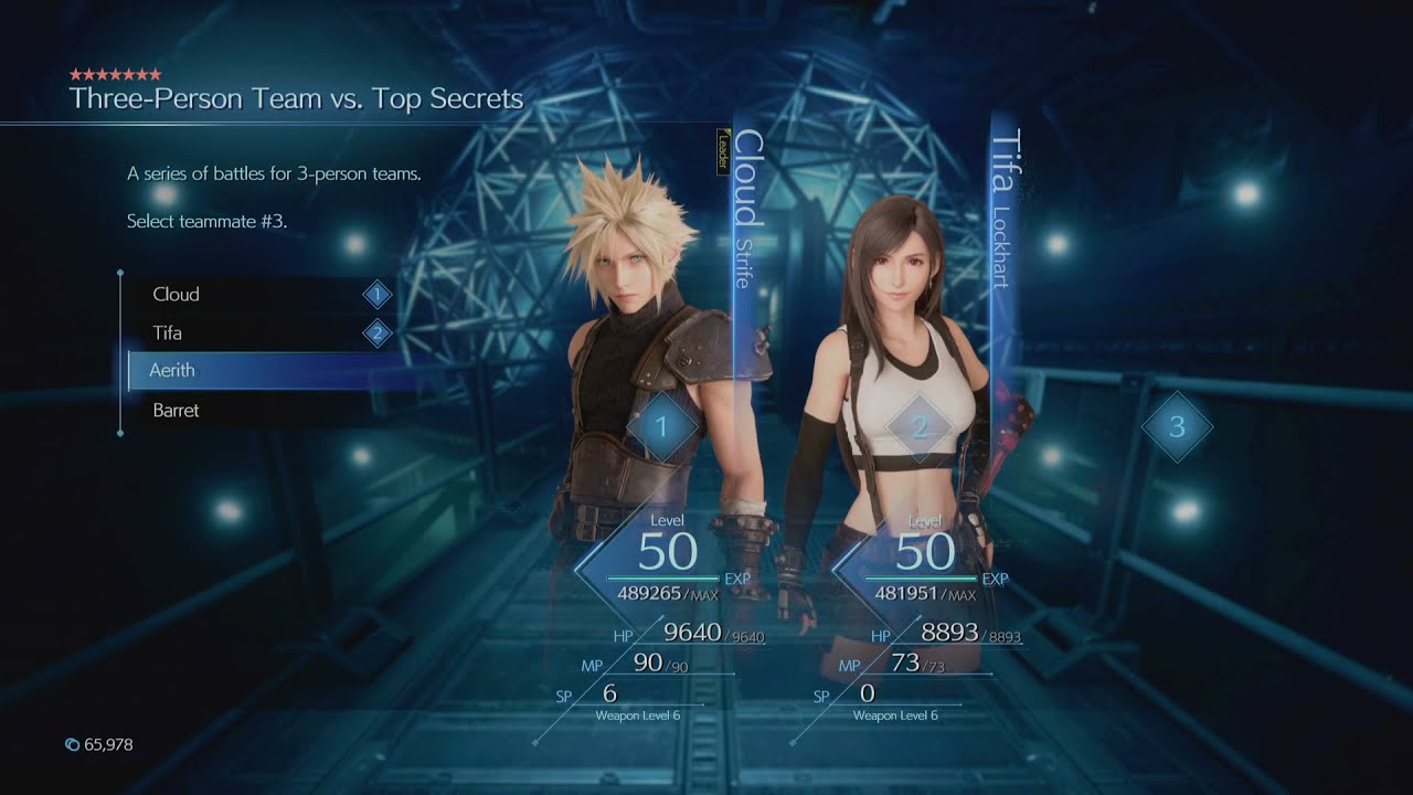 FINAL FANTASY VII REMAKE - 3 vs top secrets