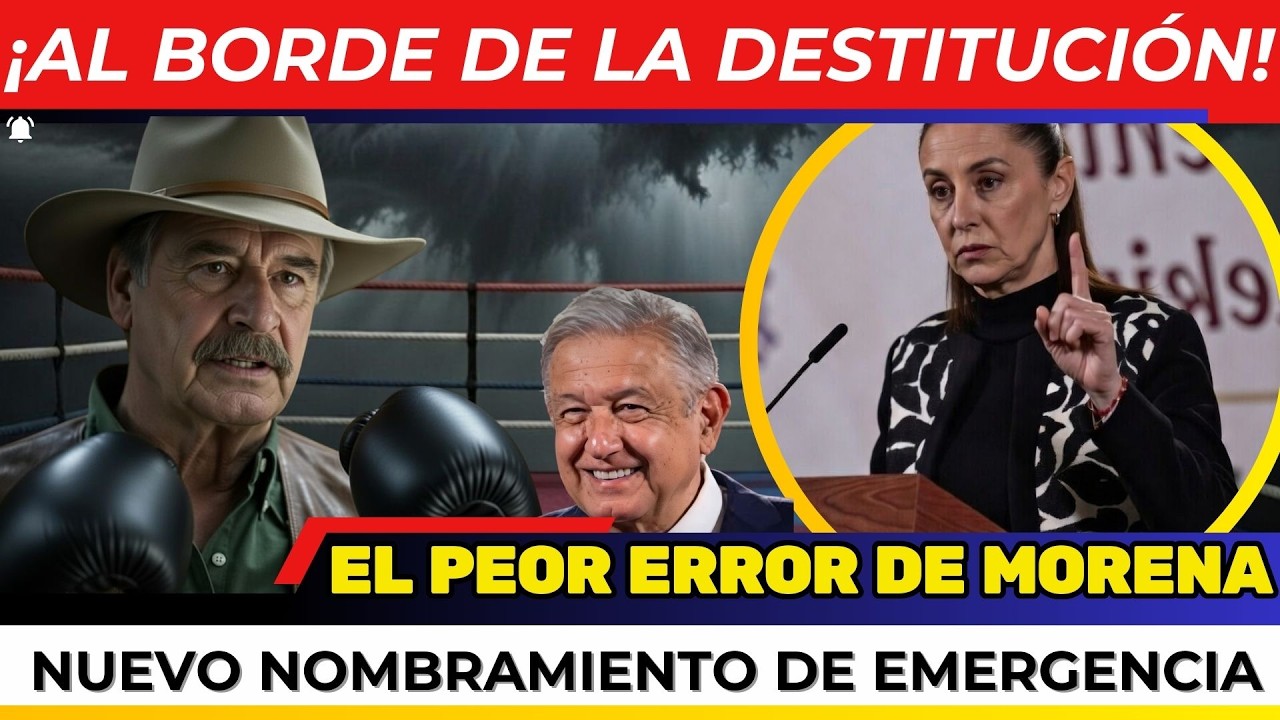 ¡FOX AM3NAZA CON M3DEAR A AMLO! MORENA mueve FICHA de emergencia. AL BORDE DE LA DESTITUCIÓN en Perú