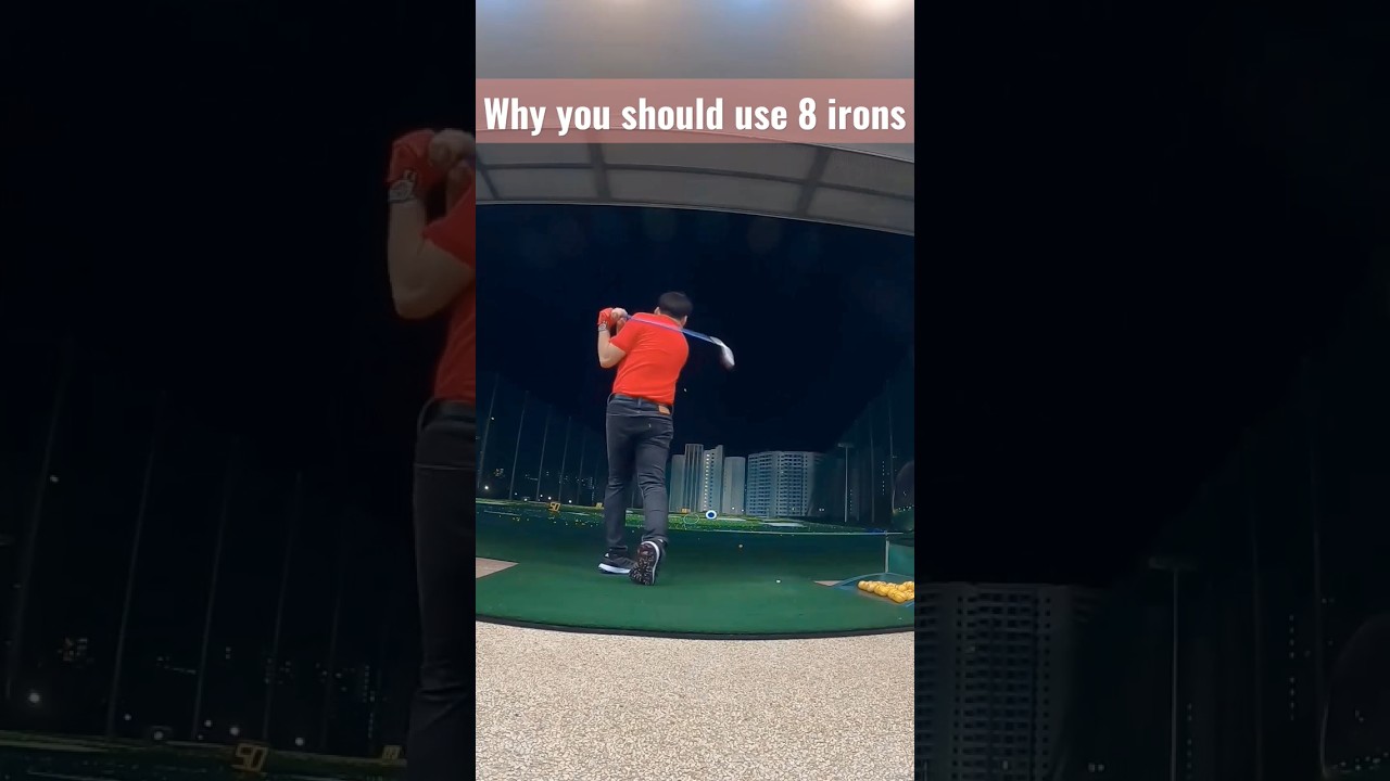 Maruman 8 iron golf club Swing 