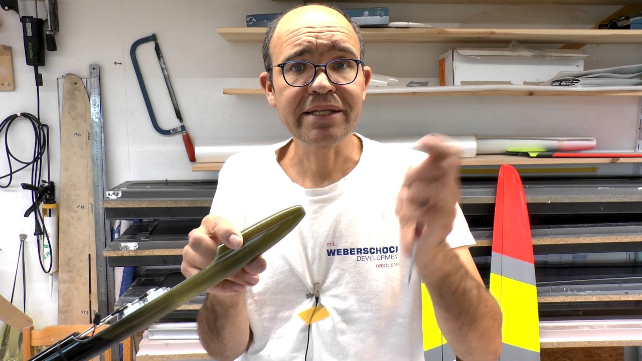 F3B Flugmodell Device: Der Nasenballast