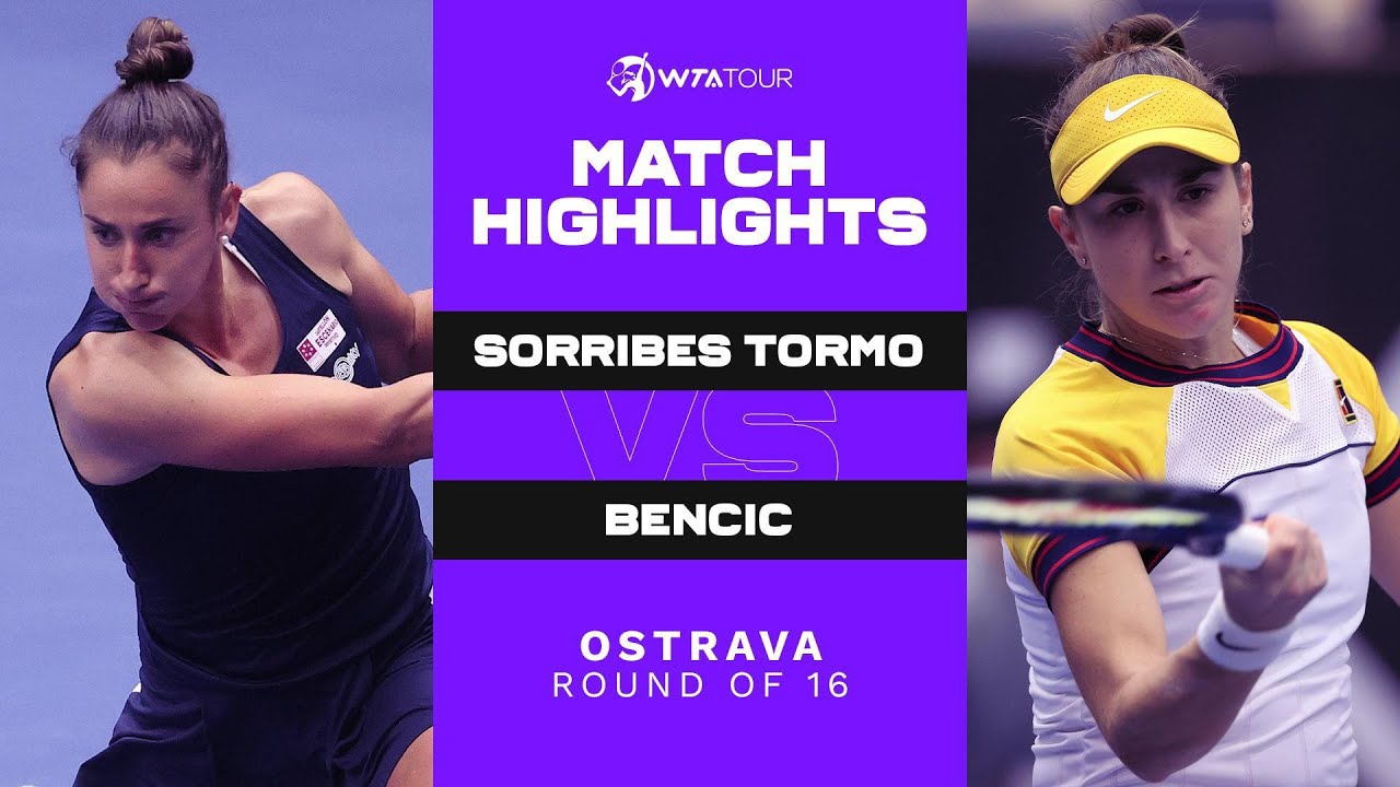 Sara Sorribes Tormo vs. Belinda Bencic | 2021 Ostrava Round of 16 | WTA Match Highlights