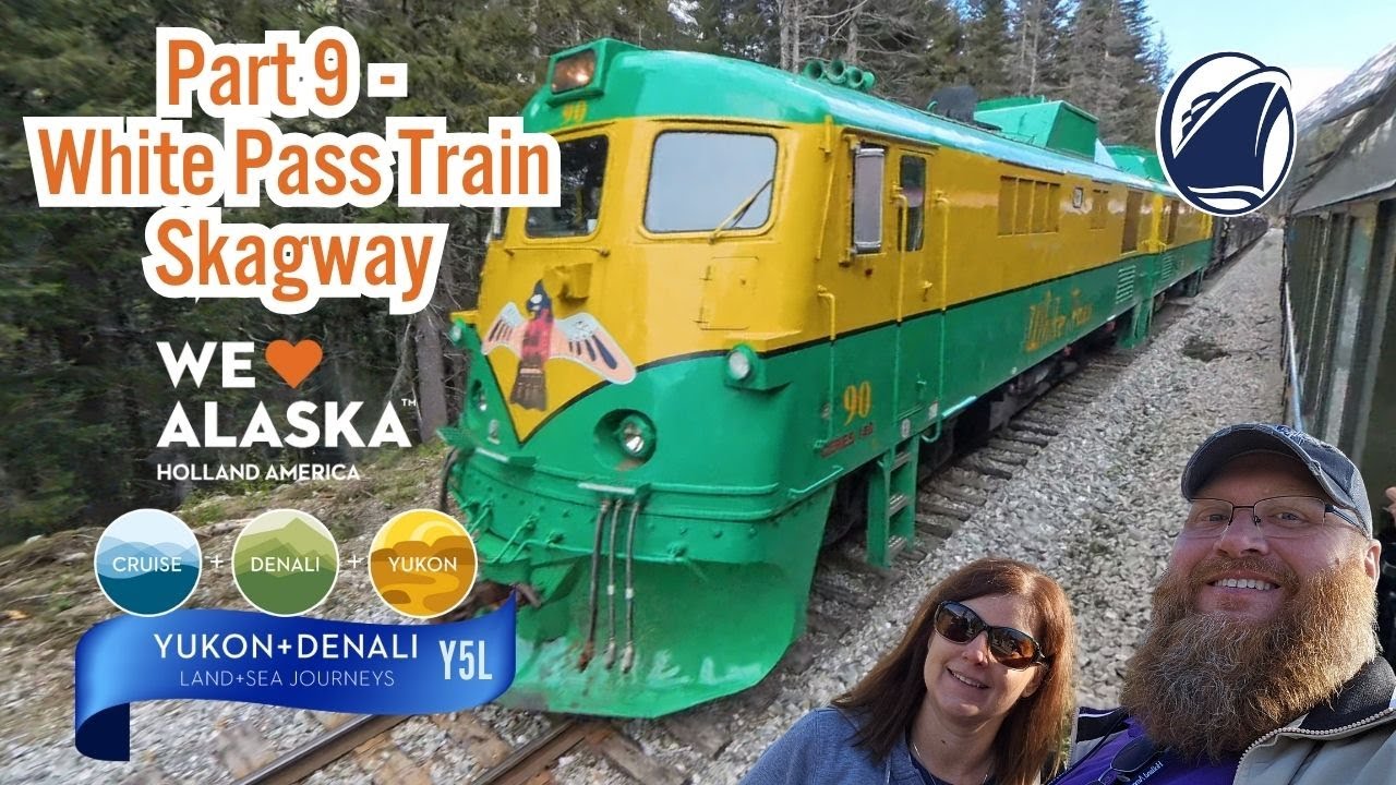 White Pass Scenic Railway in Skagway, Alaska  Early June