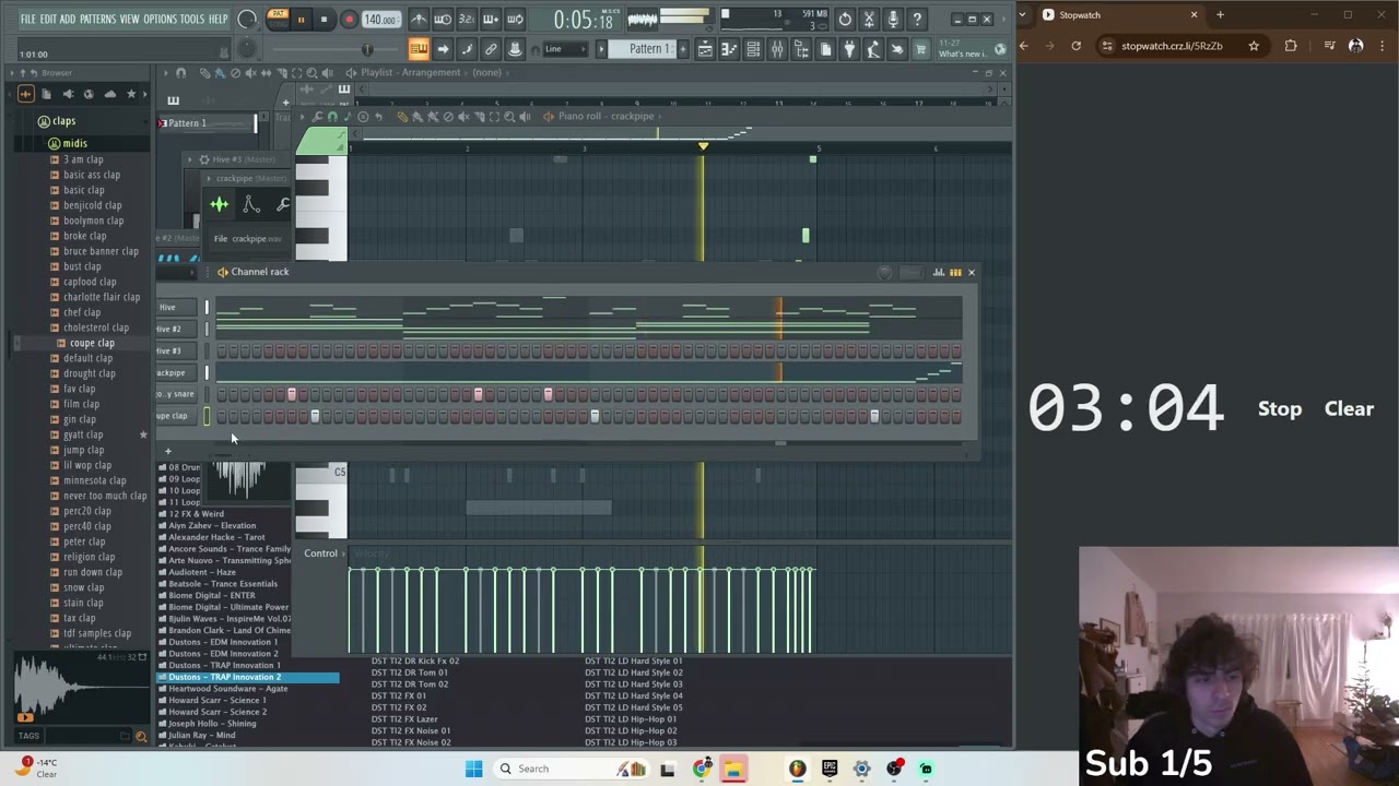 Making 4 beats in 40 minutes