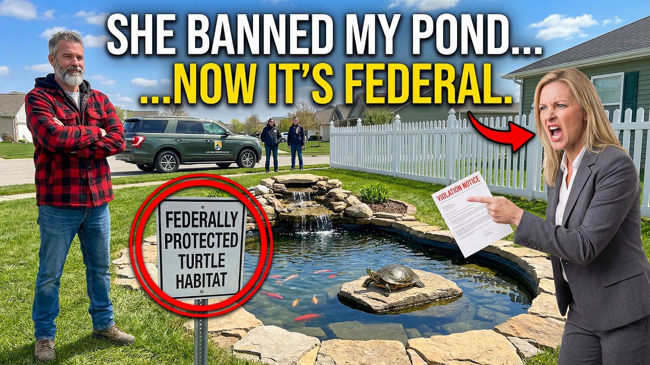 HOA Tried to Ban My Goldfish Pond — So I Legally Turned It Into a Federally Protected Turtle Habitat