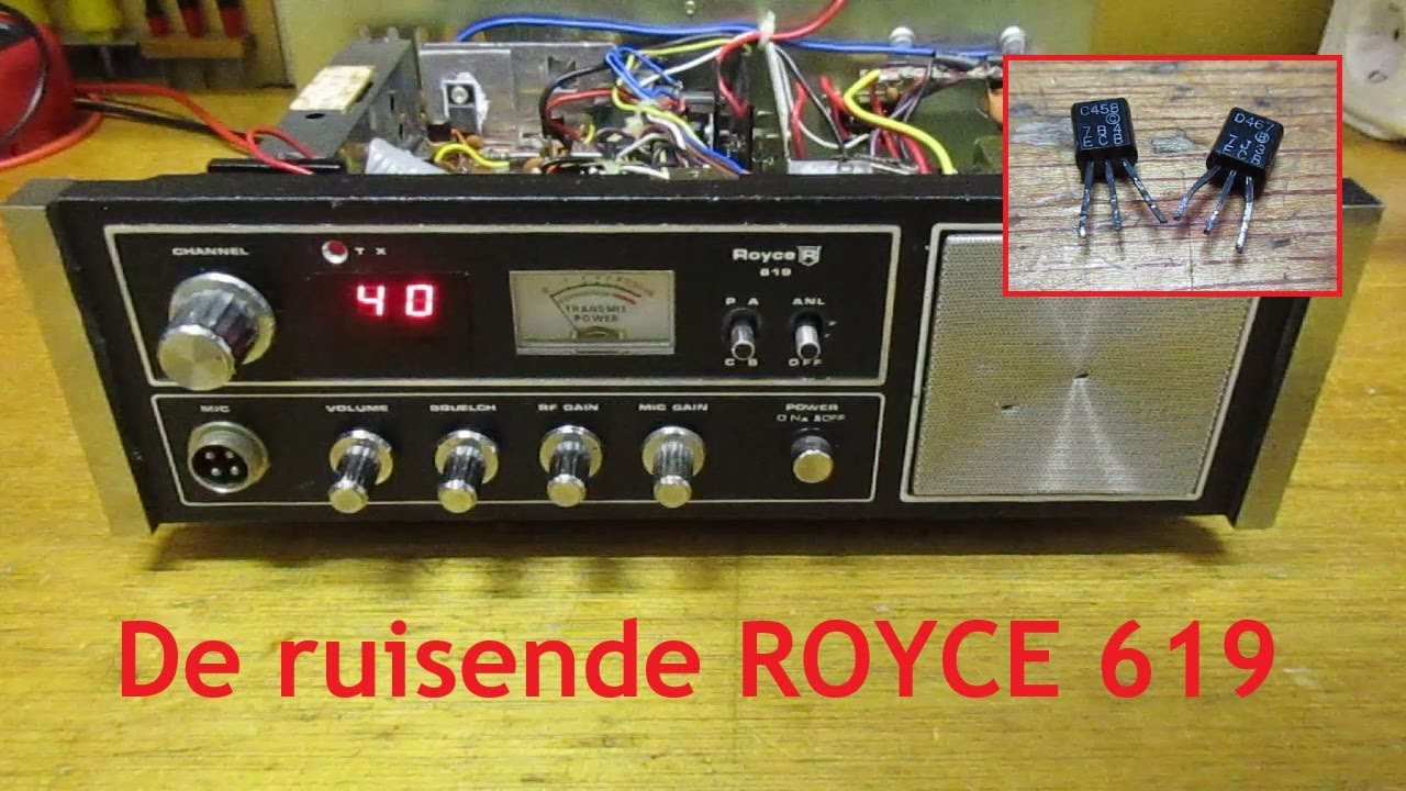 De ROYCE 619 AM basisbak restaureren: deel 1