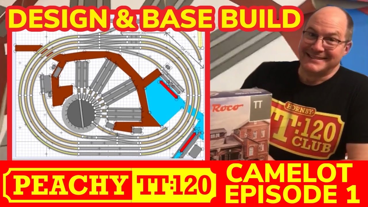 Peachy TT120 Camelot episode 1. Design & base build  #HornbyTT120 #peco #dcc #HM7000