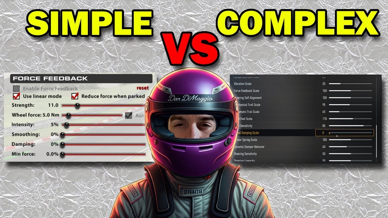 What's The Best Approach to Force Feedback Settings?