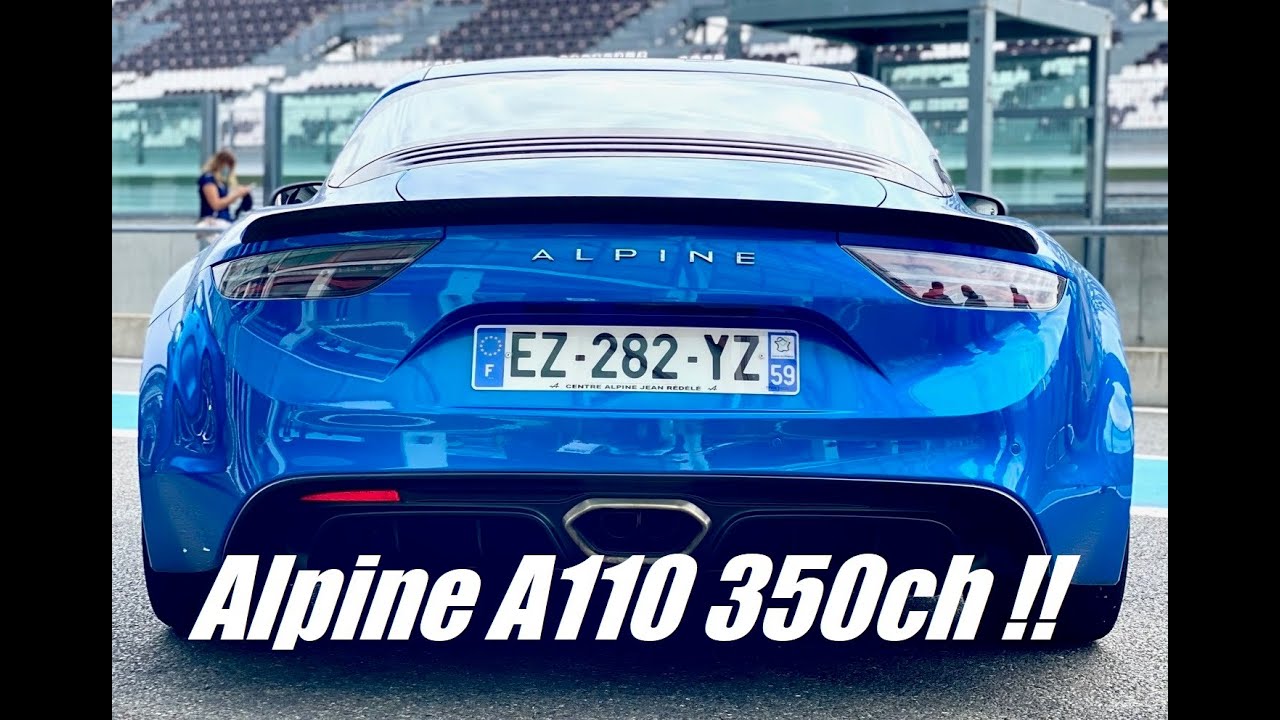 Test Alpine A110 Magny Cours 350ch 1.55 Titanium exhaust Shiftech Lille Silencieux titane
