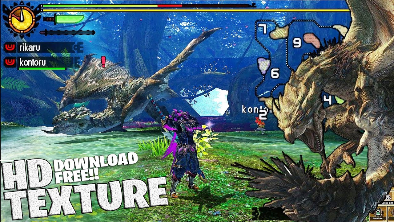 MH4U HD Texture Showcase + Download ( Update Version 2.6 )