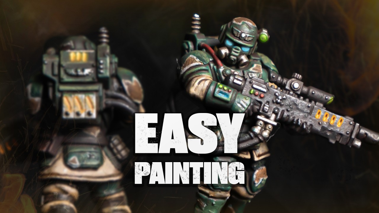 Warhammers Imperial Guard | Painting Kasrkin Just Got EASY!
