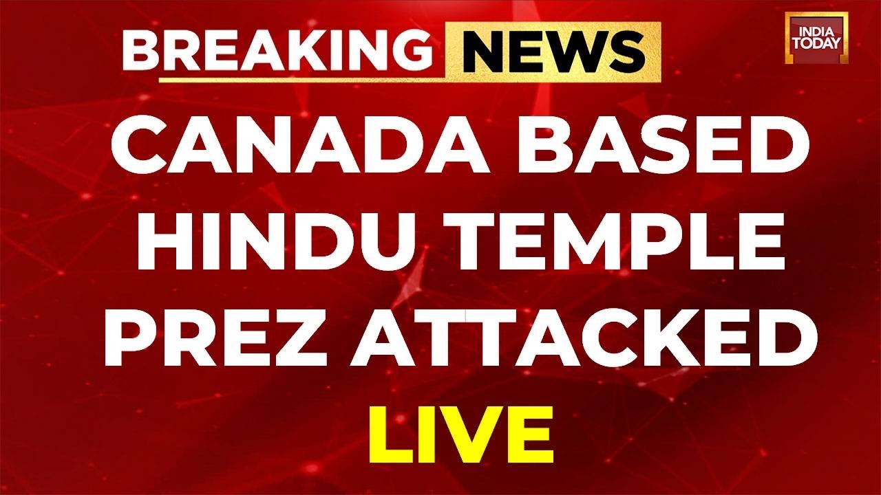 Canada News Live: Canada Based Hindu Temple Attacked | Temple Attacked By Khalistan Supporters