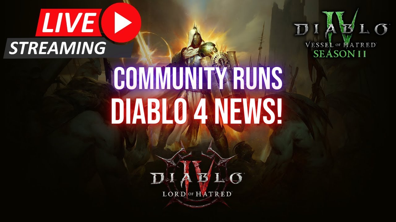 News! | Barbarian Farming! Community Runs !level #DiabloIV #Diablopartner