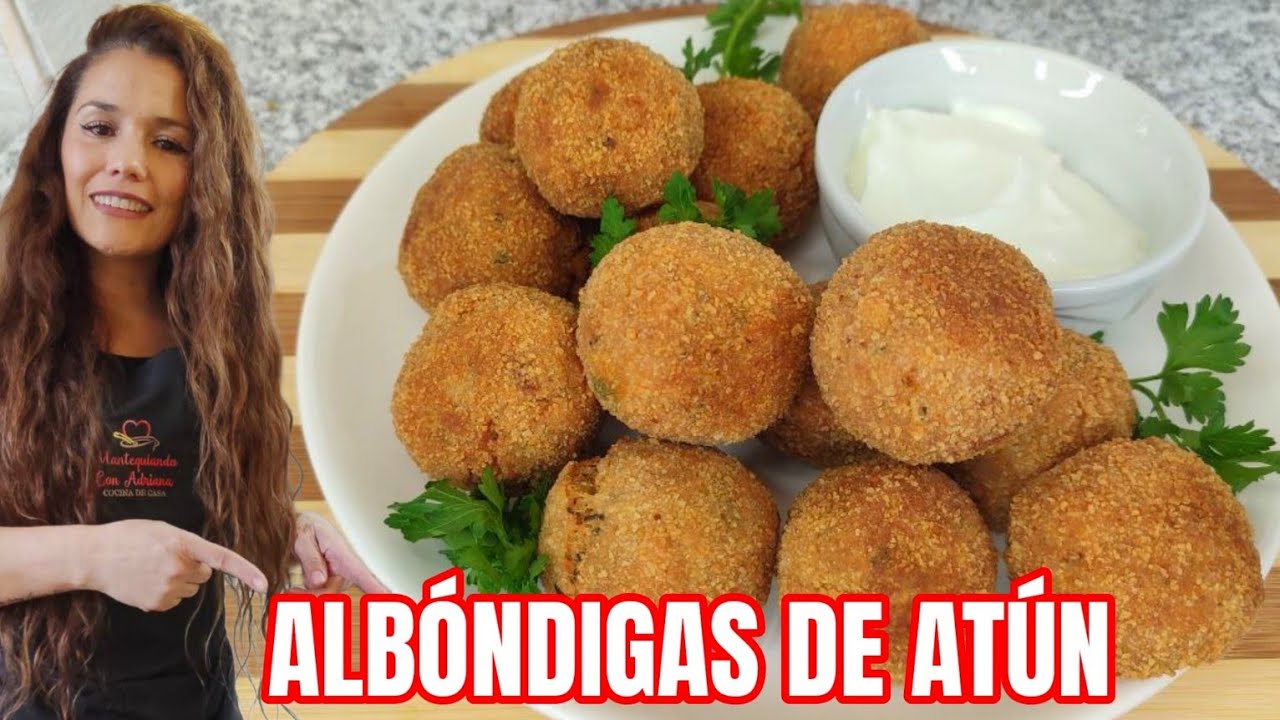 ALBÓNDIGAS DE ATÚN🐟 FRITAS deliciosas y FÁCILES DE PREPARAR