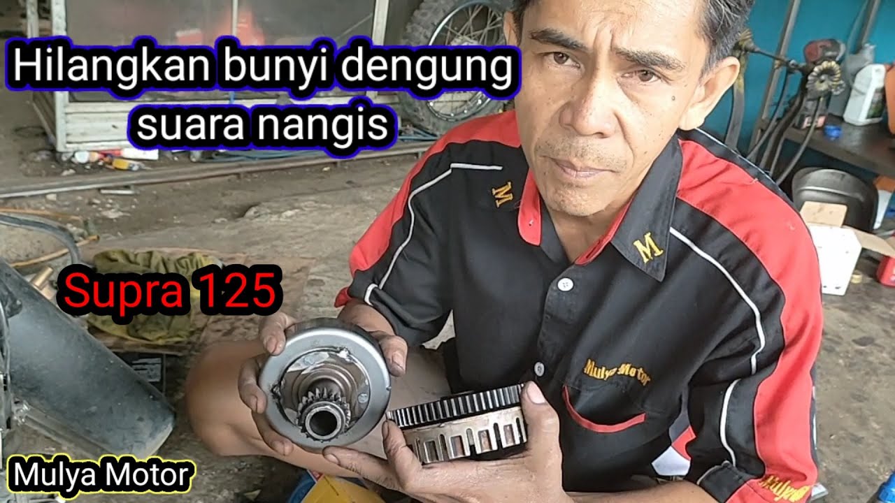 Supra x125 bunyi nangis, gigi primer berdengung. ini solusinya.