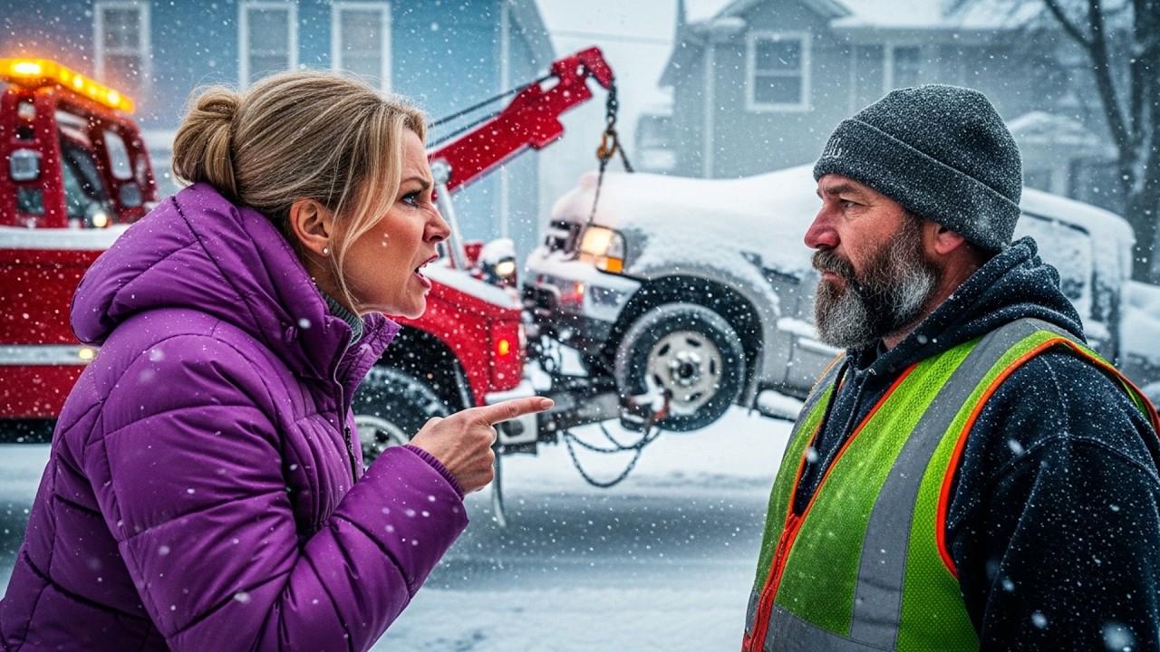 HOA Tried Towing My Truck During Snow Emergency, Tow Driver Turned Out To Be My Brother