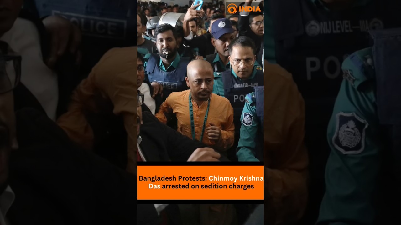 Bangladesh Protests: Chinmoy Krishna Das arrested on sedition charges