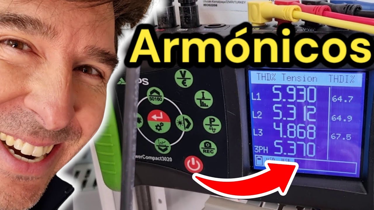 Cómo MEDIR los ARMÓNICOS que PROVOCA un VARIADOR de FRECUENCIA y afecta a todas las VIVIENDAS del CT