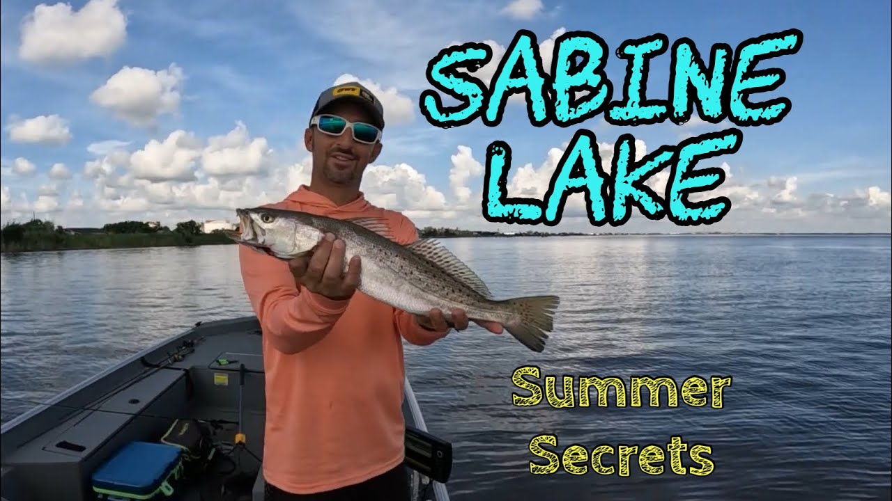 Fishing For SPECKLED TROUT on SABINE LAKE