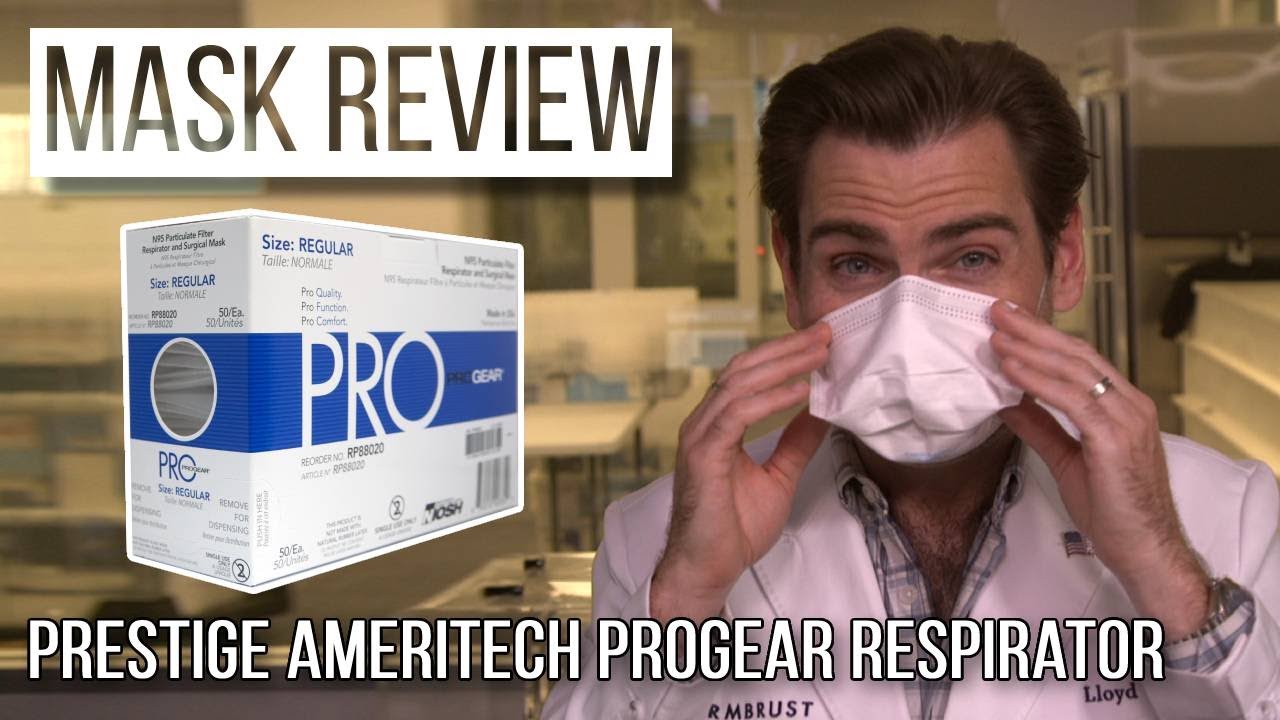 Today Lloyd is very, very excited to test - Prestige Ameritech ProGear Respirator & Surgical Mask