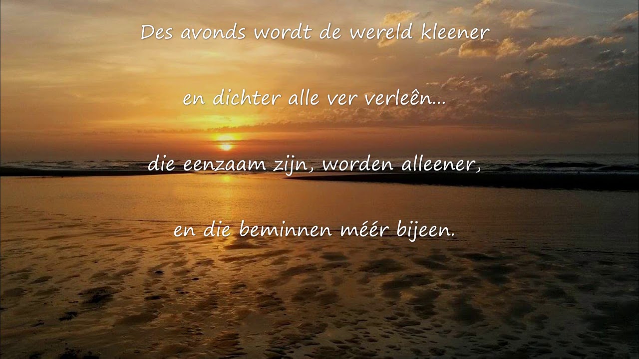 AVONDGEDICHT - Alice Nahon