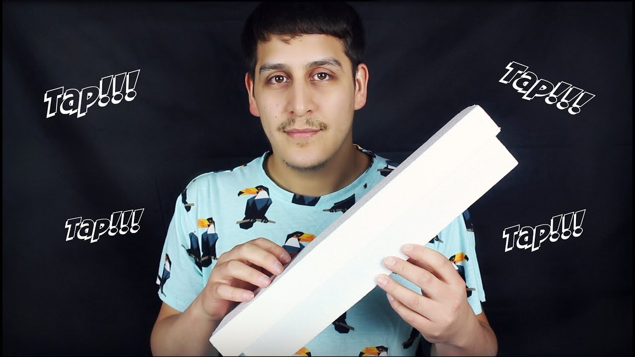 Tapping Therapy | Tapping on 3 Types of FOAM | ASMR