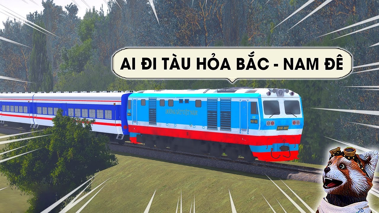 MỘT NGÀY LÀM NHÂN VIÊN LÁI TÀU HỎA BẮC NAM HÀI NHẤT ROBLOX VIỆT NAM