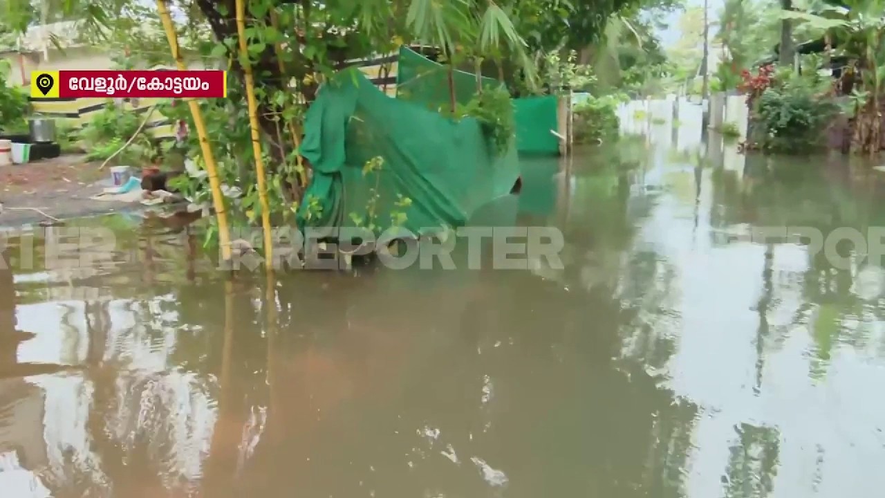 കോട്ടയം പടിഞ്ഞാറ് മേഖലയില്&zwj; വെള്ളക്കെട്ട്, വീടുകളില്&zwj; നിന്ന് വെള്ളം ഇറങ്ങിയിട്ടില്ല | Kottayam