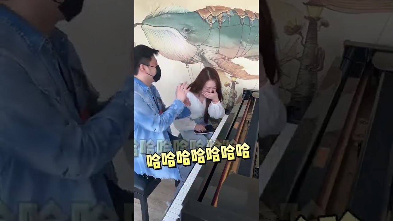 當鋼琴大師裝成小白去聽課，給老師整不會了3