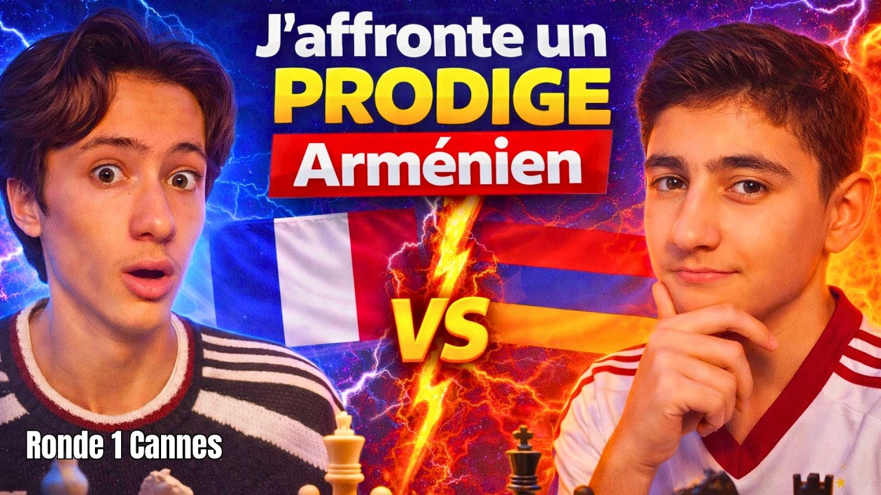 J'affronte un PRODIGE Arménien à la 1ère ronde du tournoi de Cannes !!