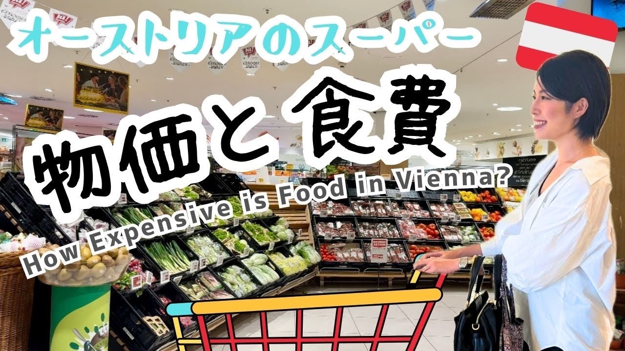 【海外スーパー潜入】夫婦の食費・物価を大公開｜オーストリア・ウィーン｜How Expensive is Food in Vienna?