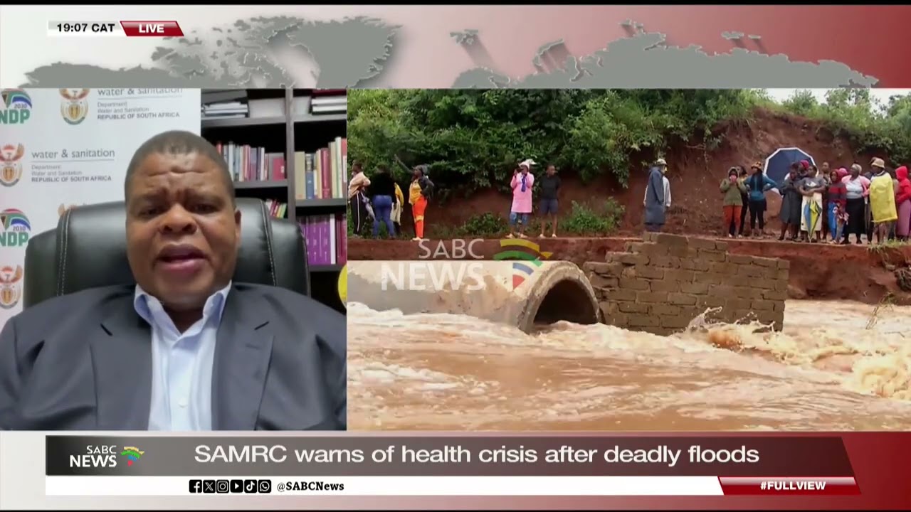 SAMRC warns of health crisis after deadly floods: Deputy Minister David Mahlobo