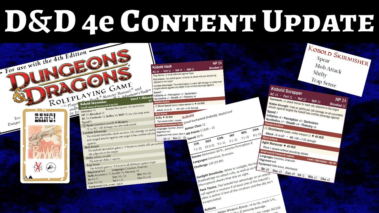 D&D 4e GSL Woes: The Challenge of Crafting Legal Monsters for D&D 4e