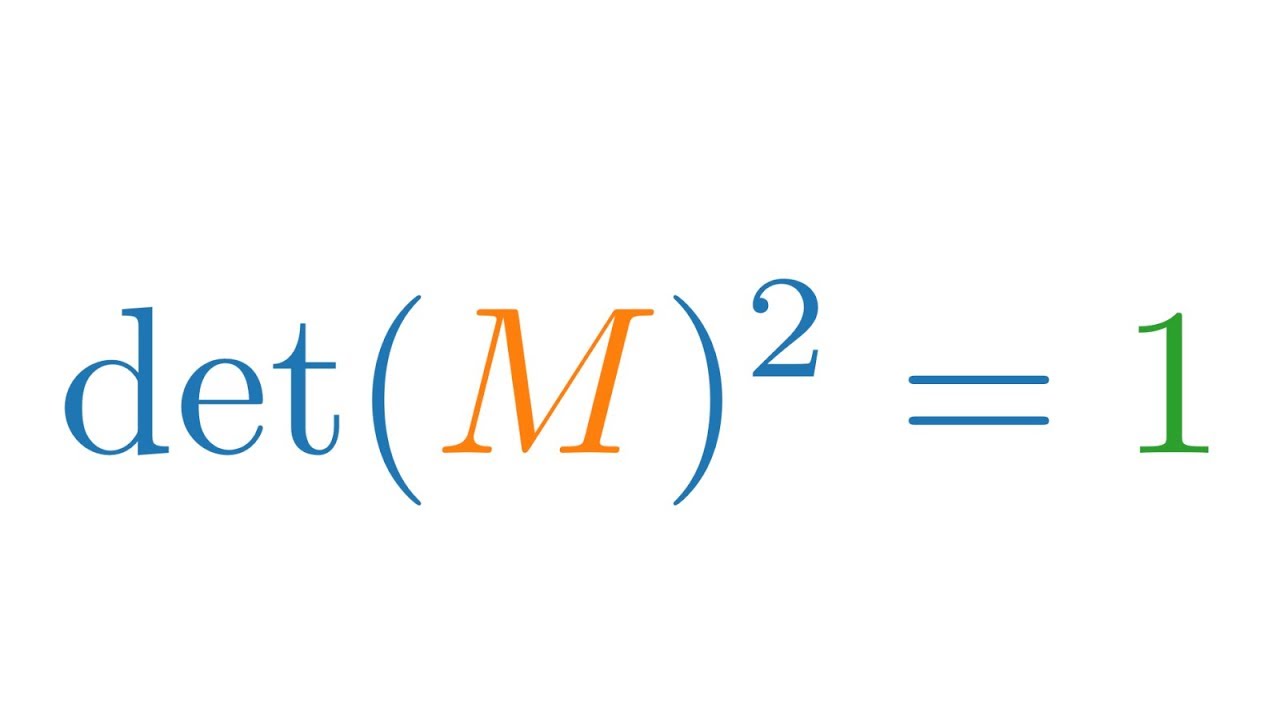 Eigenschaften orthogonaler Matrizen
