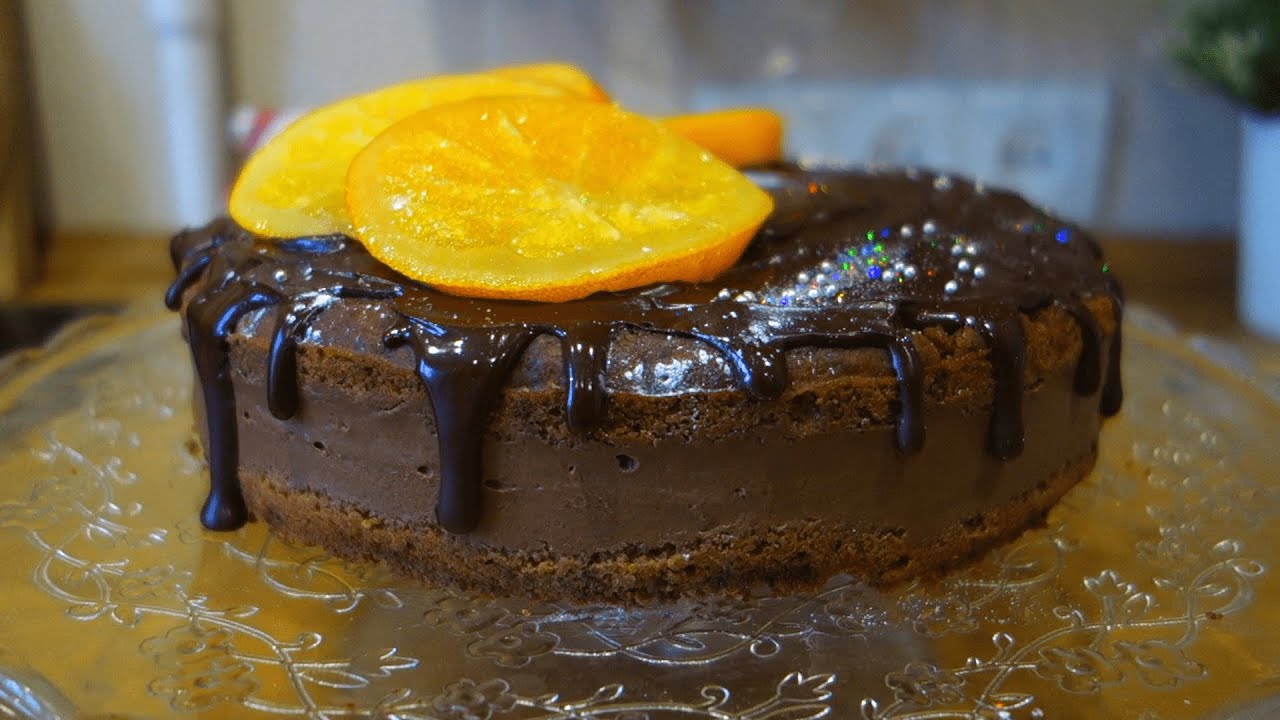 ПОСТНЫЙ ТОРТ ШОКОЛАД АПЕЛЬСИН//ТОРТ ВЕГАН