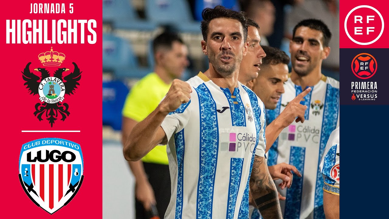 Resumen #PrimeraFederaci&oacute;n | CF Talavera de la Reina 1-0 CD Lugo | Jornada 5 | Temporada 2025/26