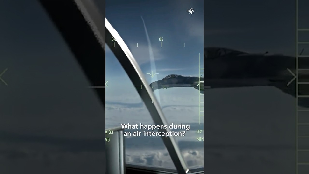 What happens during an air interception?