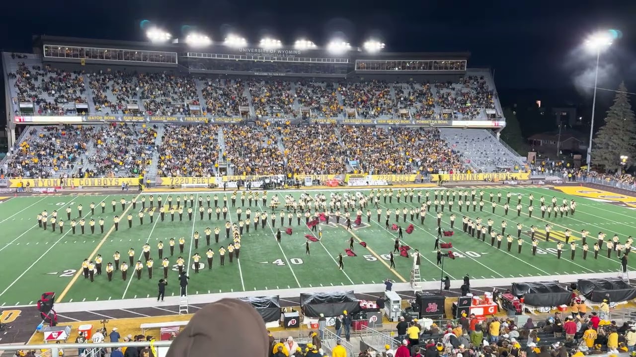University of Wyoming Western Thunder Marching Band 2025 “Metallica” Show