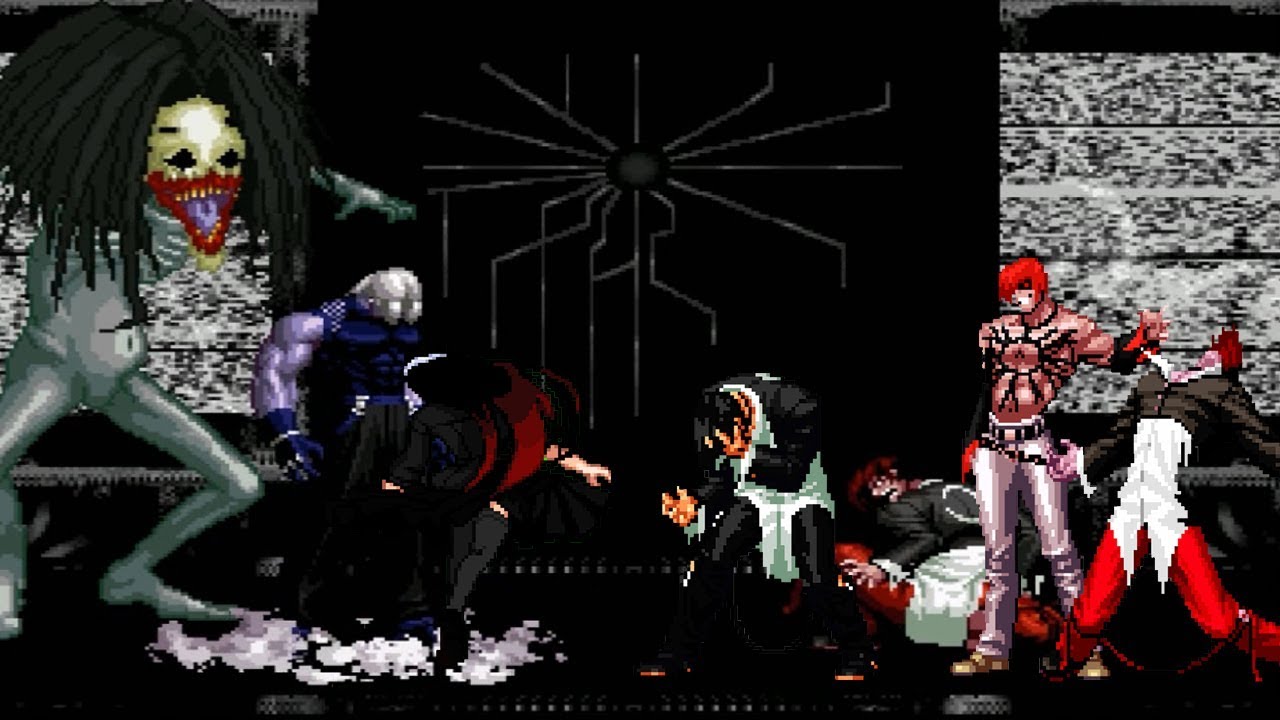 Kof Mugen Darkside Rugal VS Orochi Iori Team