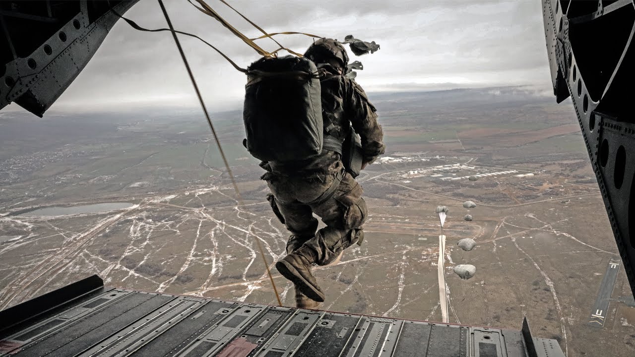 U.S. Army paratroopers at Bastion Company training Exercise in Bulgaria