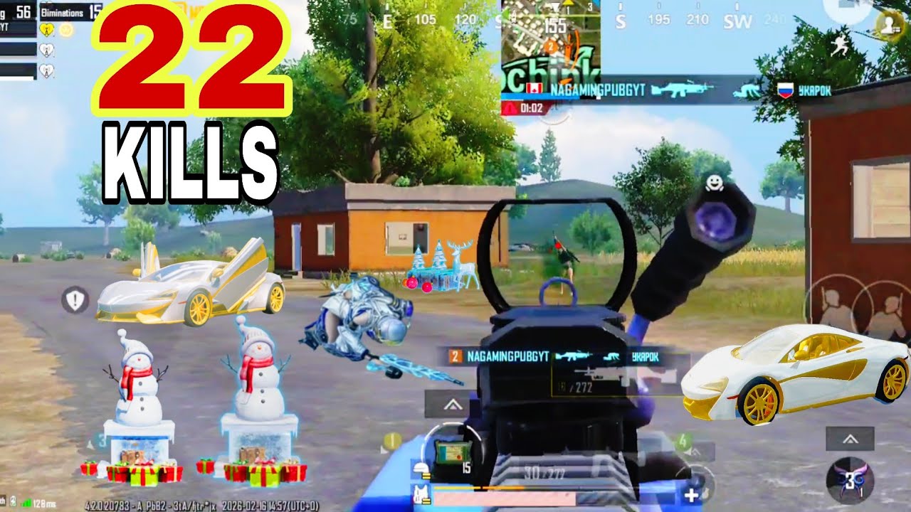22 Kills Squad Domination 😱 | PUBG Mobile High Kill Gameplay