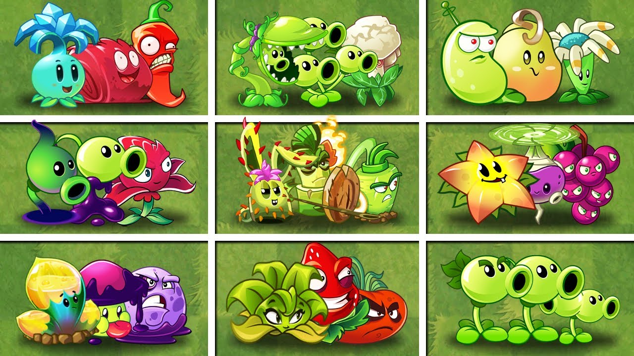 Best Random 20 Team 3 Plants Battlez - Pvz 2 Team Plant - Who Will Win?