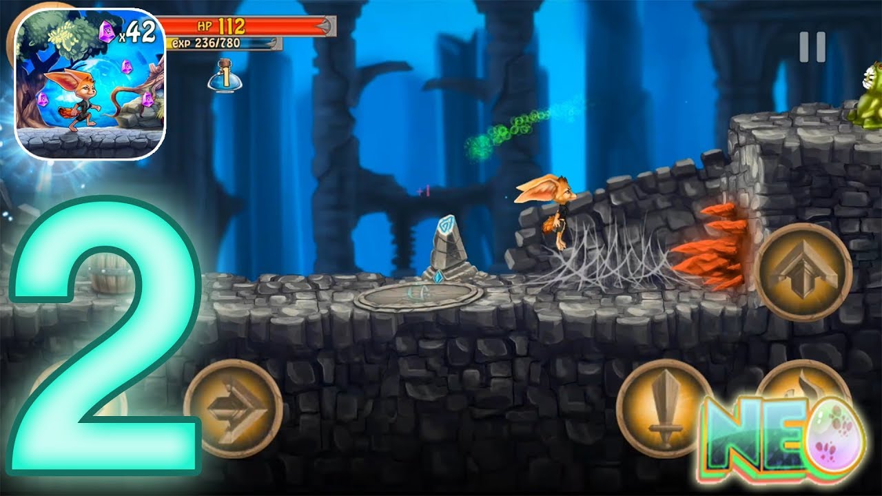 Fin & Ancient Mystery: Gameplay Walkthrough Part 2 - Level 1 (iOS Android)