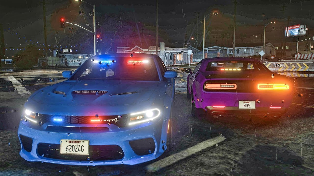 Playing GTA 5 As A POLICE OFFICER Gang Unit Patrol|| GTA 5 Mod| 4K