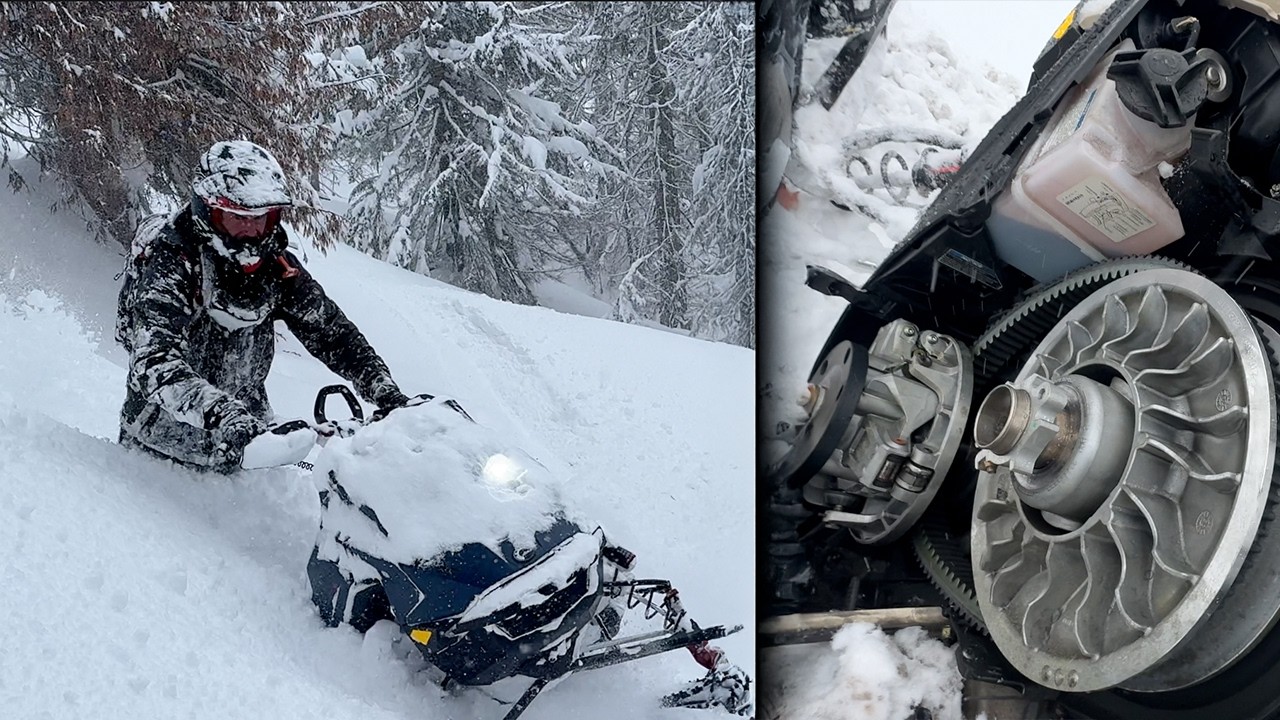 2 Broken Sleds On The Deepest Day Of the Season