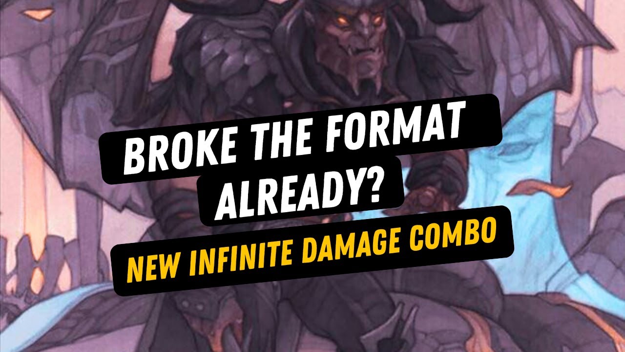 Broke Standard Already?!  New Infinite Damage Combo on Turn 4.  OTJ Standard MTG Arena.