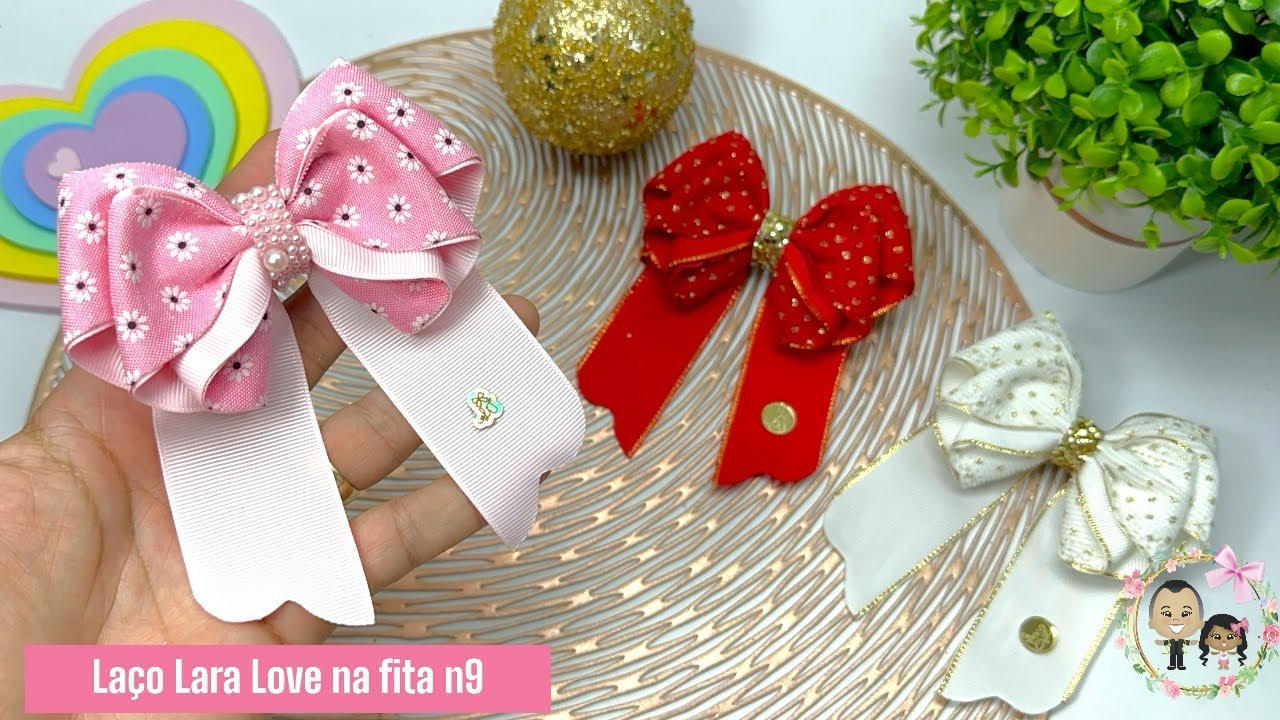 Laço Lara Love na fita N9. Dicas para iniciantes