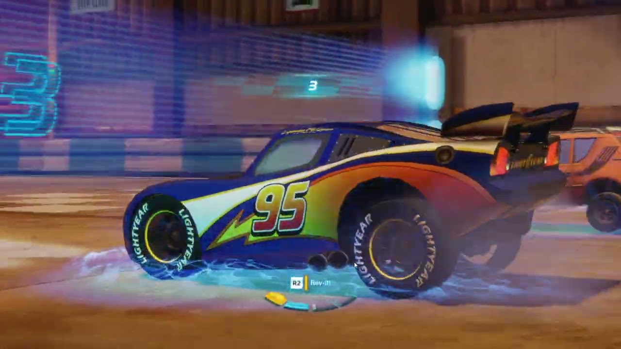Cars 2 TVG Lightyear Lightning New agent Traning on my gaming desktop computer